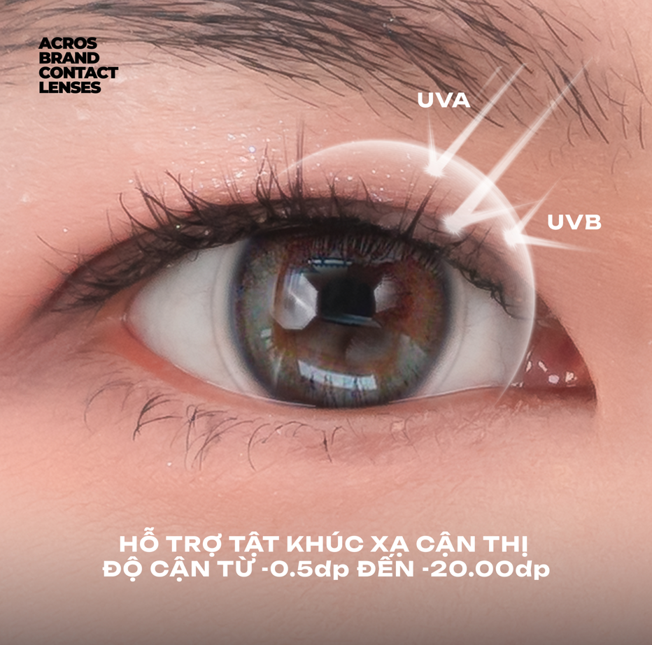 Kính áp tròng không màu Cận - Dòng 24h/ngày 3 tháng